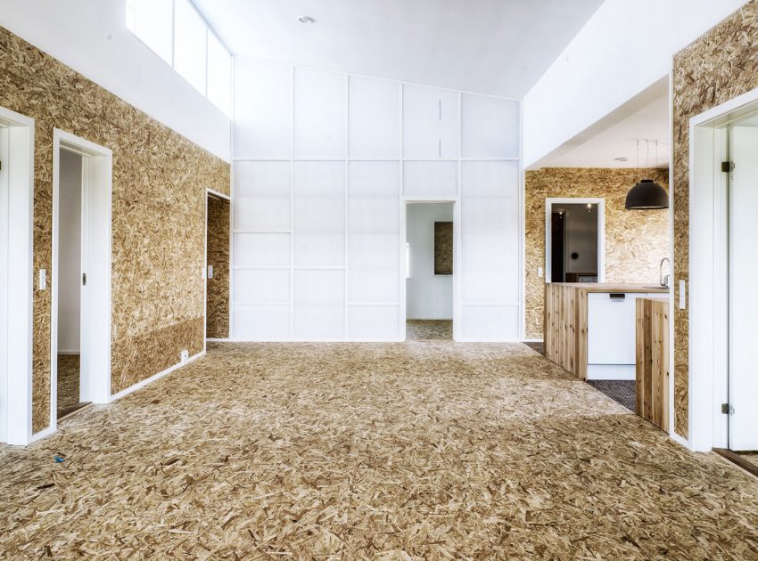 A Warm Contemporary Home Made From Recycled Shipping Containers Materials in Nyborg, Denmark by Lendager Arkitekter (13)