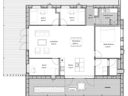 A Warm Contemporary Home Made From Recycled Shipping Containers Materials in Nyborg, Denmark by Lendager Arkitekter (20)