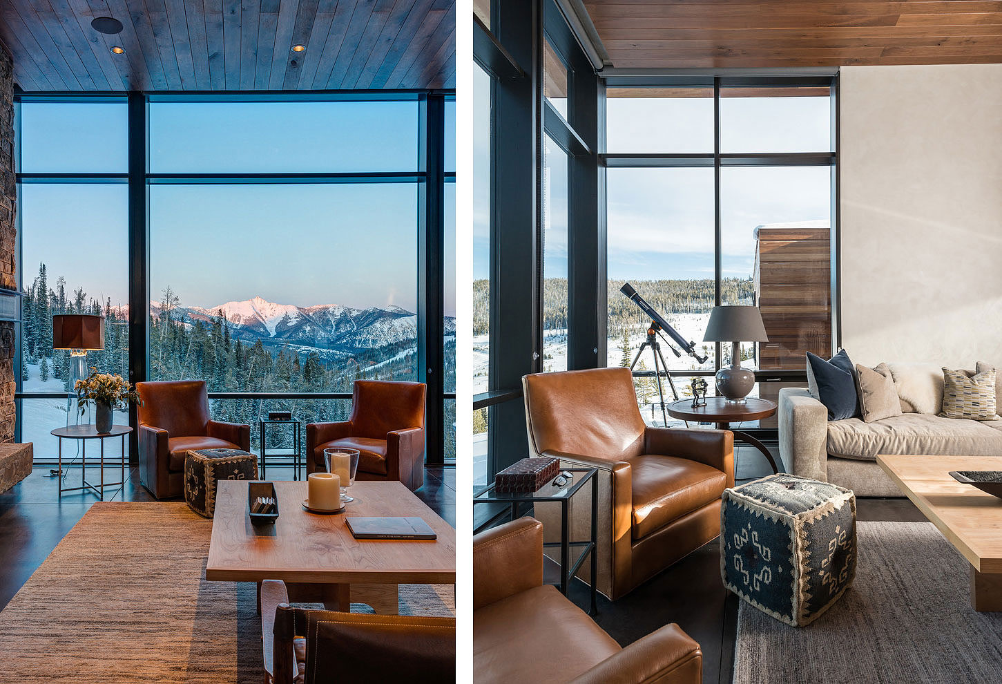 An Elegant Contemporary House Surrounded by Breathtaking Mountain Views in Montana by Pearson Design Group (7)