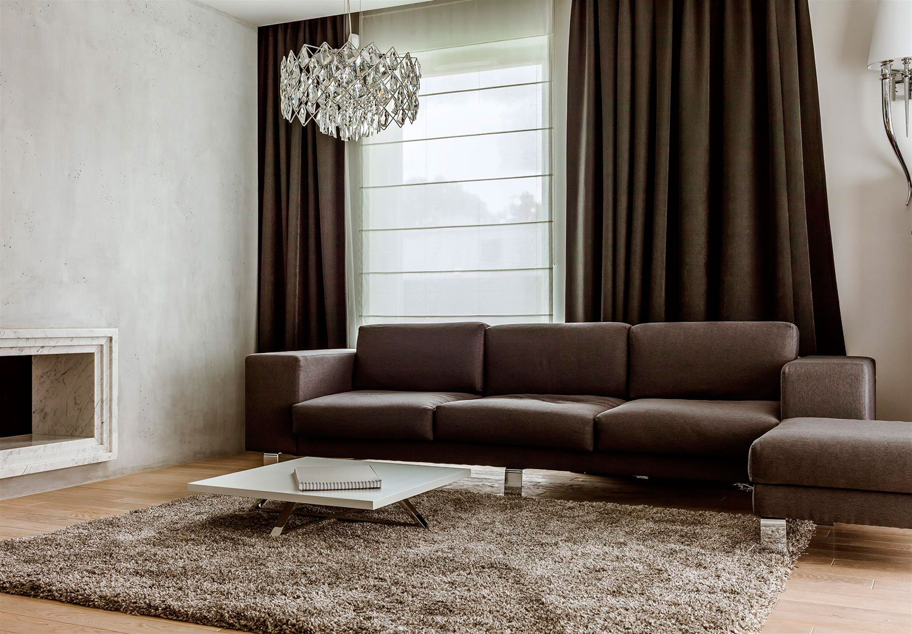 A Warm and Elegant Duplex Apartment with Comfortable Interiors in Warsaw by Hola Design (2)