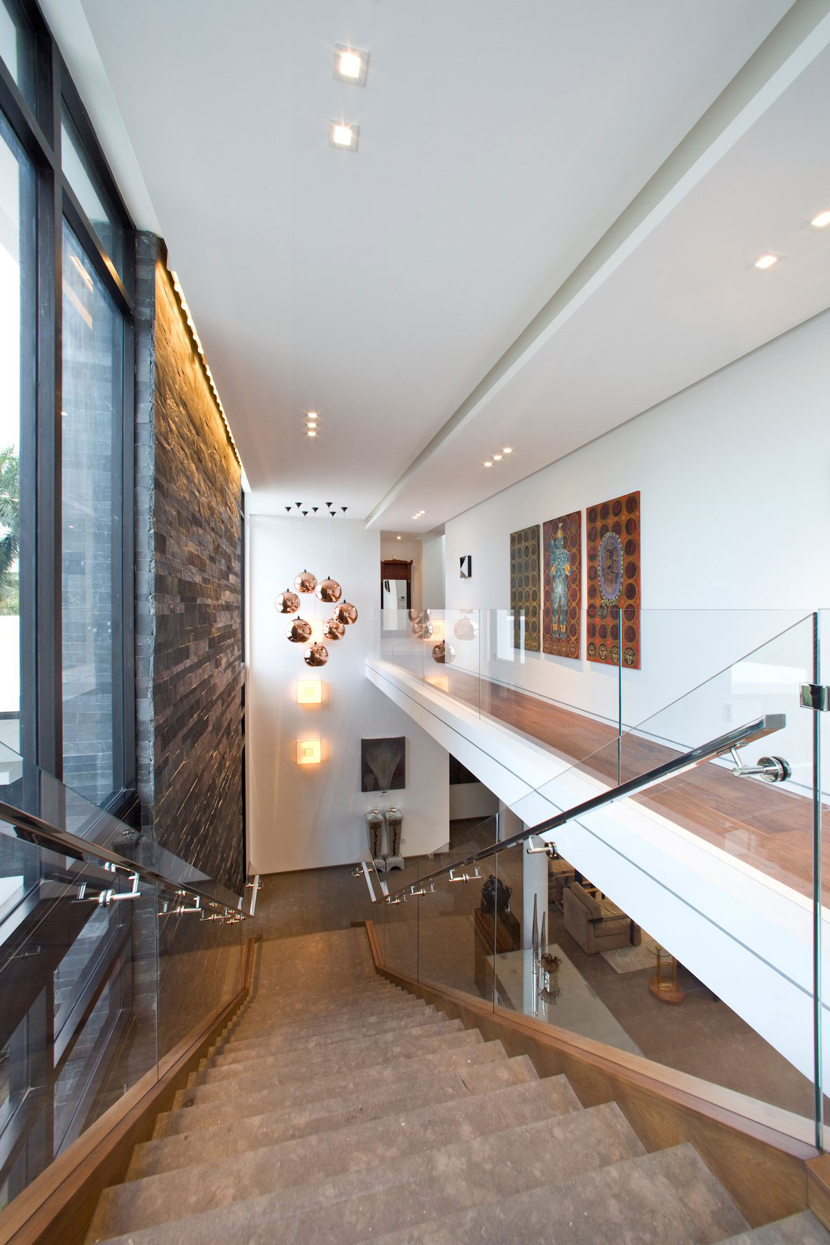 A Warm and Elegant Modern Home with Long and Narrow Pool in Golden Beach by KZ Architecture (15)