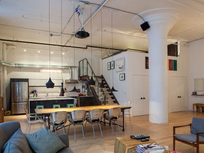 A Warm and Stylish Industrial Home Full of Eclectic Elegance in Toronto by Buildall Homes Inc (5)