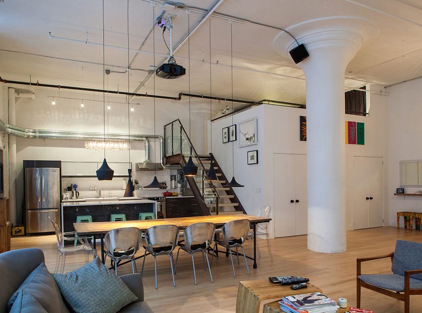 A Warm and Stylish Industrial Home Full of Eclectic Elegance in Toronto by Buildall Homes Inc (5)