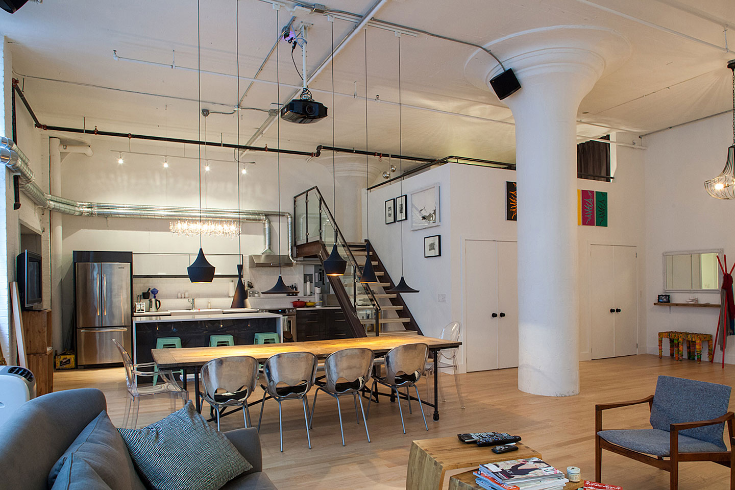 A Warm and Stylish Industrial Home Full of Eclectic Elegance in Toronto by Buildall Homes Inc (5)