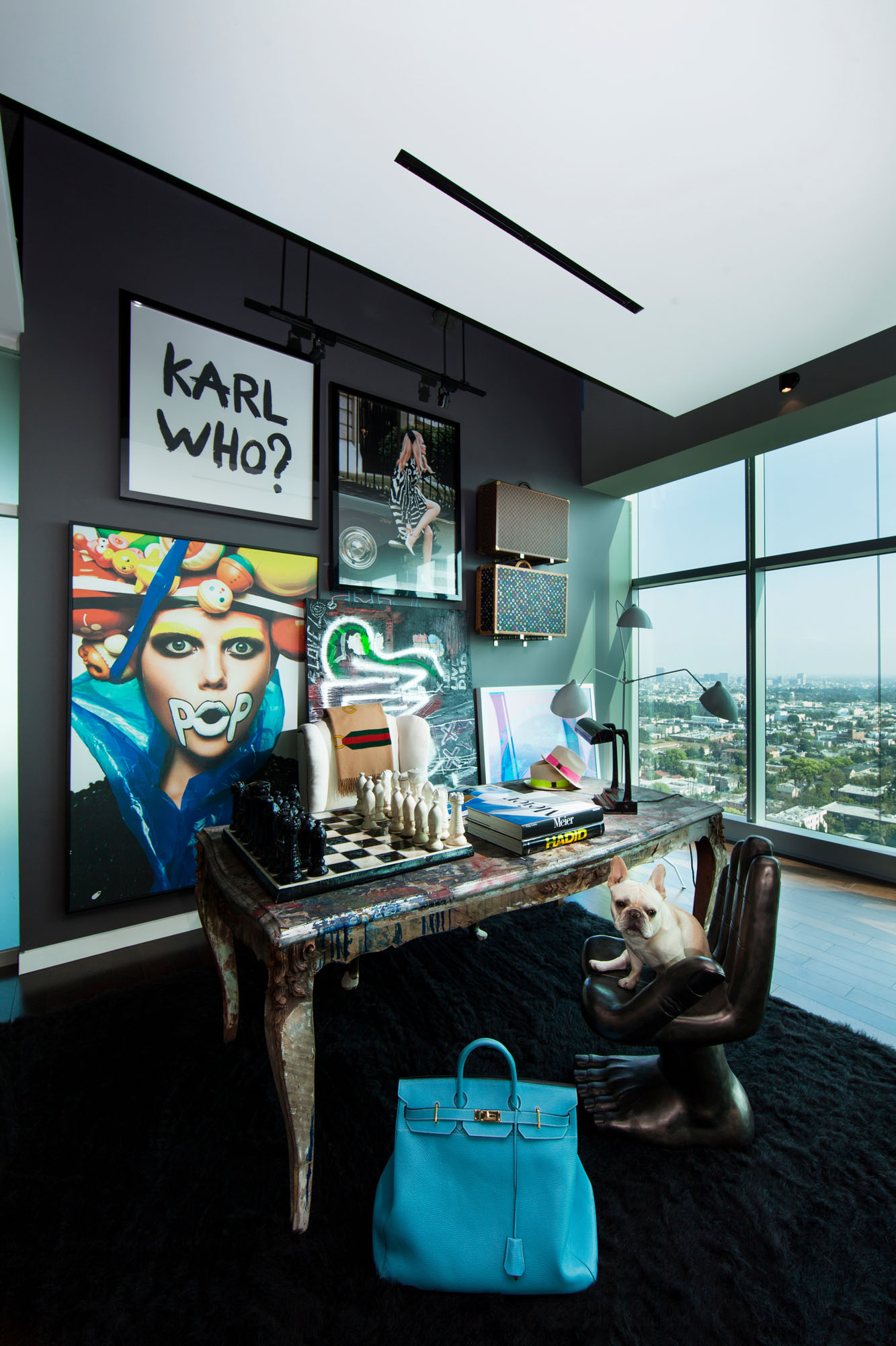 An Eclectic and Beautiful Contemporary Penthouse with Breathtaking Views in Los Angeles by Maxime Jacquet (19)