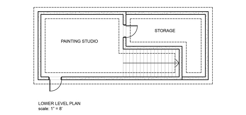 An Eco-Friendly Contemporary Studio From Two Shipping Containers in Amagansett by Maziar Behrooz Architecture (10)