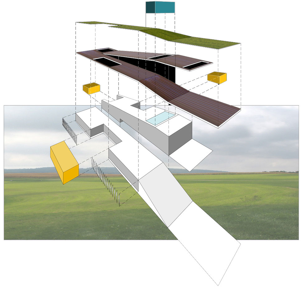 An Eco-Friendly Modern Home with Green Roof and Ventilated Facade in Blue Mounds, Wisconsin by Johnsen Schmaling Architects (19)