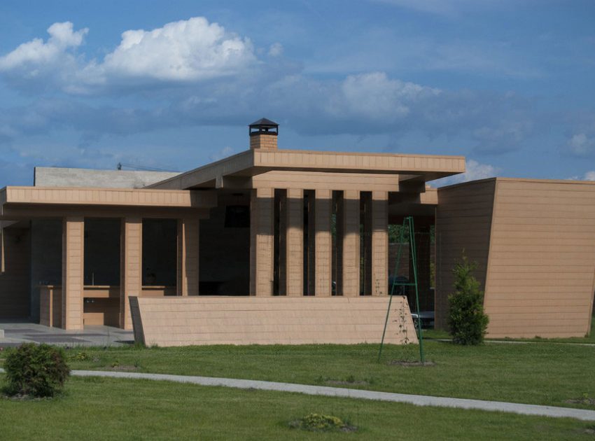 An Elegant Home with Sophisticated Wood and Warm Dark Colors in Moscow Oblast by Helen Gorenstein (1)