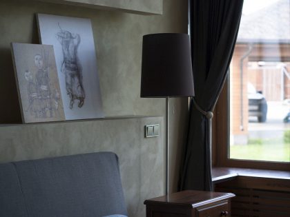 An Elegant Home with Sophisticated Wood and Warm Dark Colors in Moscow Oblast by Helen Gorenstein (11)