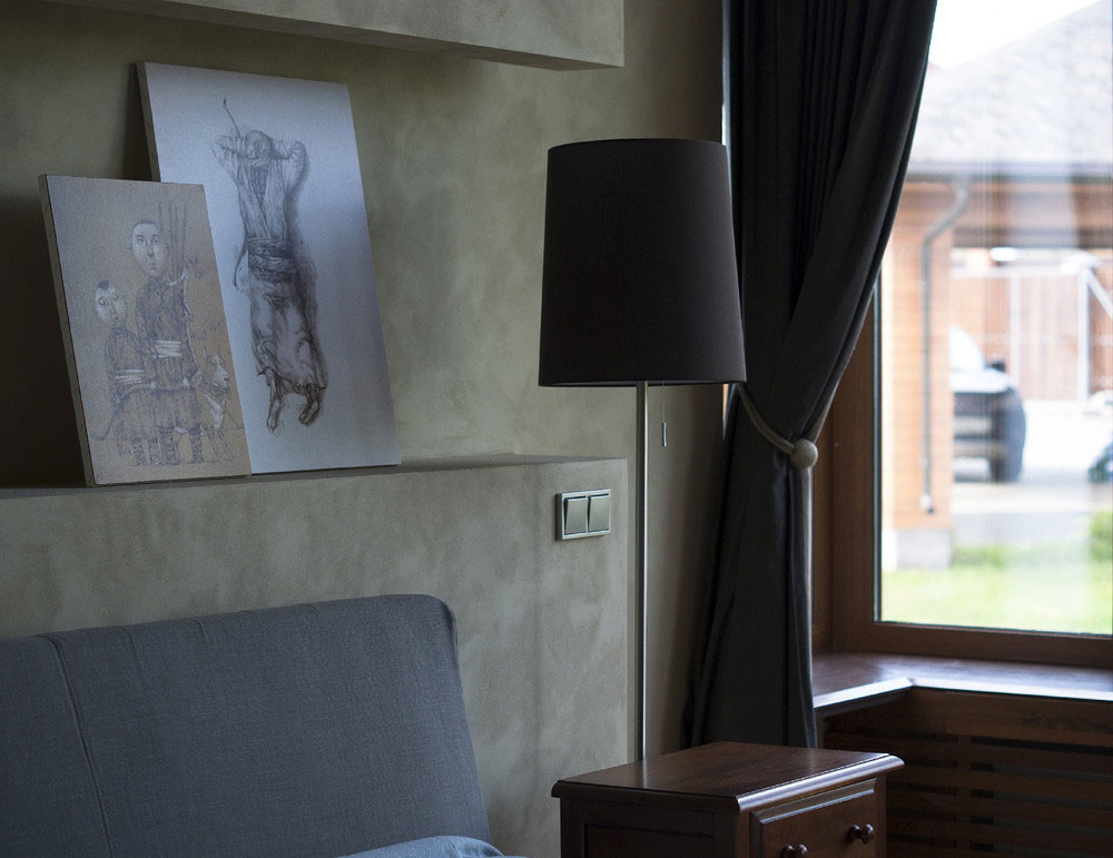 An Elegant Home with Sophisticated Wood and Warm Dark Colors in Moscow Oblast by Helen Gorenstein (11)