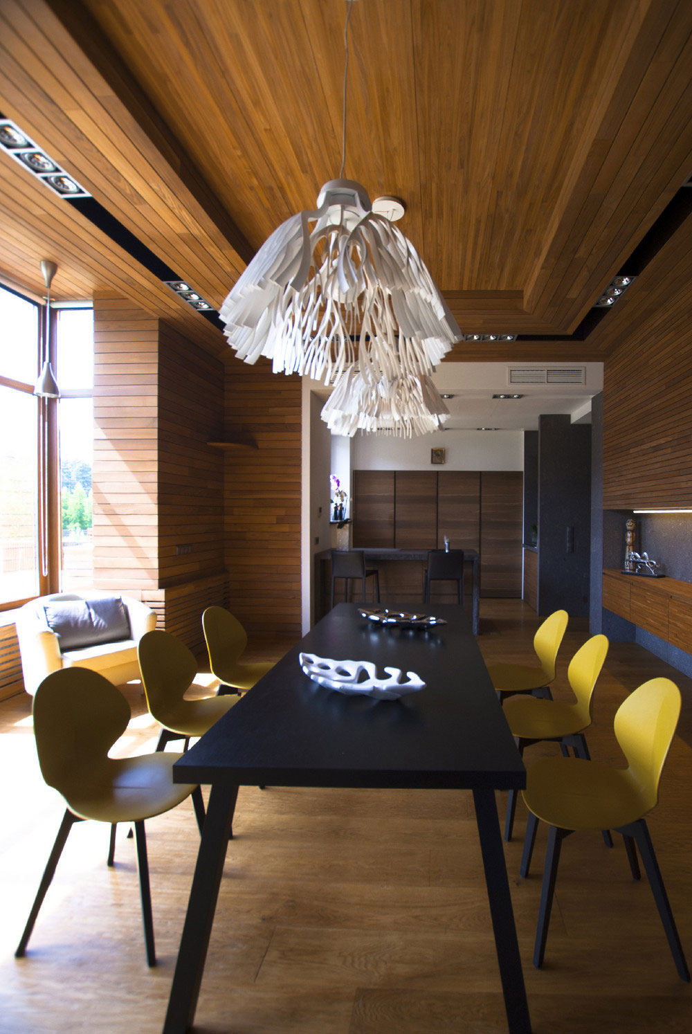 An Elegant Home with Sophisticated Wood and Warm Dark Colors in Moscow Oblast by Helen Gorenstein (8)