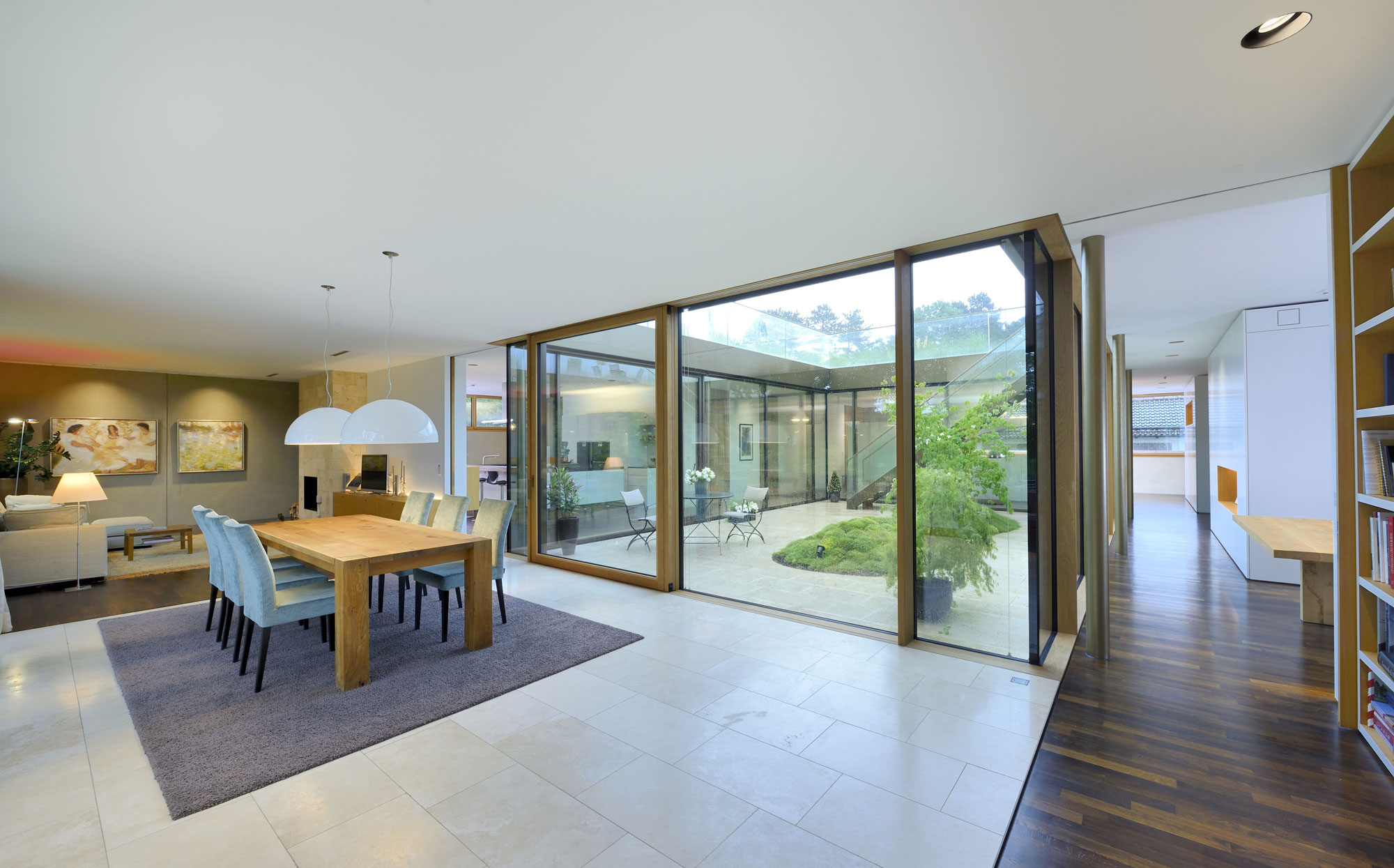 An Elegant Minimalist Home with a Roof Garden in Bavaria, Germany by F64 Architekten (11)