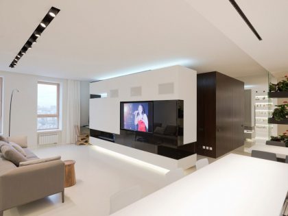 An Elegant Modern Apartment for a Collector of Porcelain Figurines in Moscow by SL*Project (1)