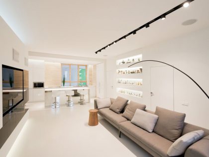 An Elegant Modern Apartment for a Collector of Porcelain Figurines in Moscow by SL*Project (5)