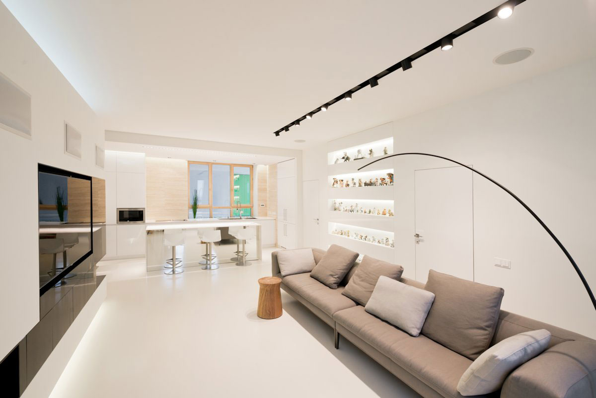 An Elegant Modern Apartment for a Collector of Porcelain Figurines in Moscow by SL*Project (5)
