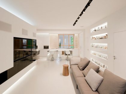 An Elegant Modern Apartment for a Collector of Porcelain Figurines in Moscow by SL*Project (6)