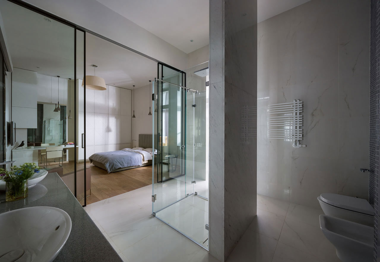 An Elegant Modern Apartment with Eclectic Style Interiors in Kiev by Sergey Makhno (15)