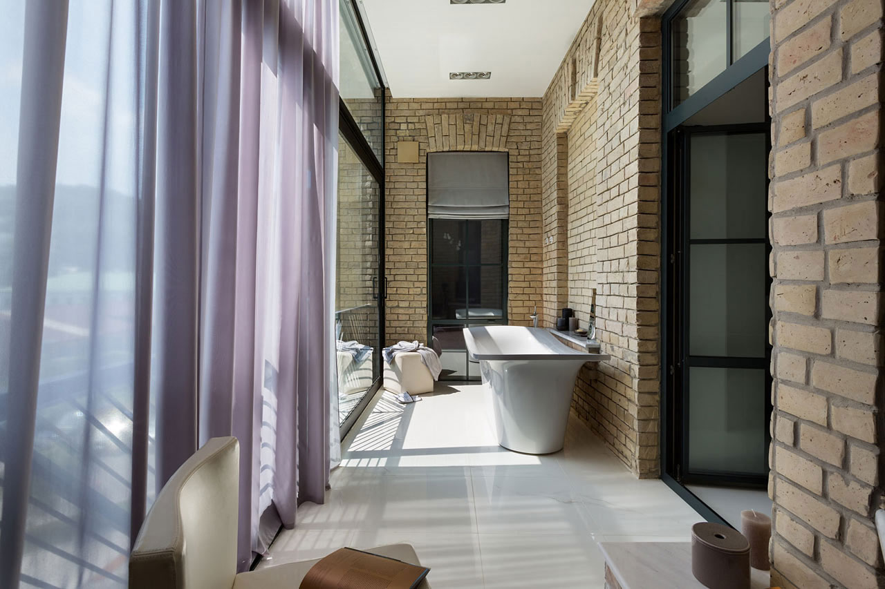 An Elegant Modern Apartment with Eclectic Style Interiors in Kiev by Sergey Makhno (17)