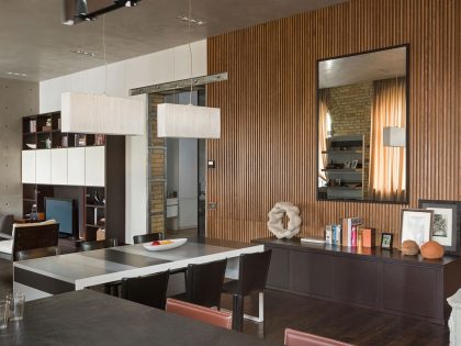 An Elegant Modern Apartment with Eclectic Style Interiors in Kiev by Sergey Makhno (9)