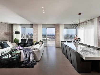 An Elegant Modern Apartment with Warm and Welcoming Atmosphere in Tel Aviv by Michal Schein (3)
