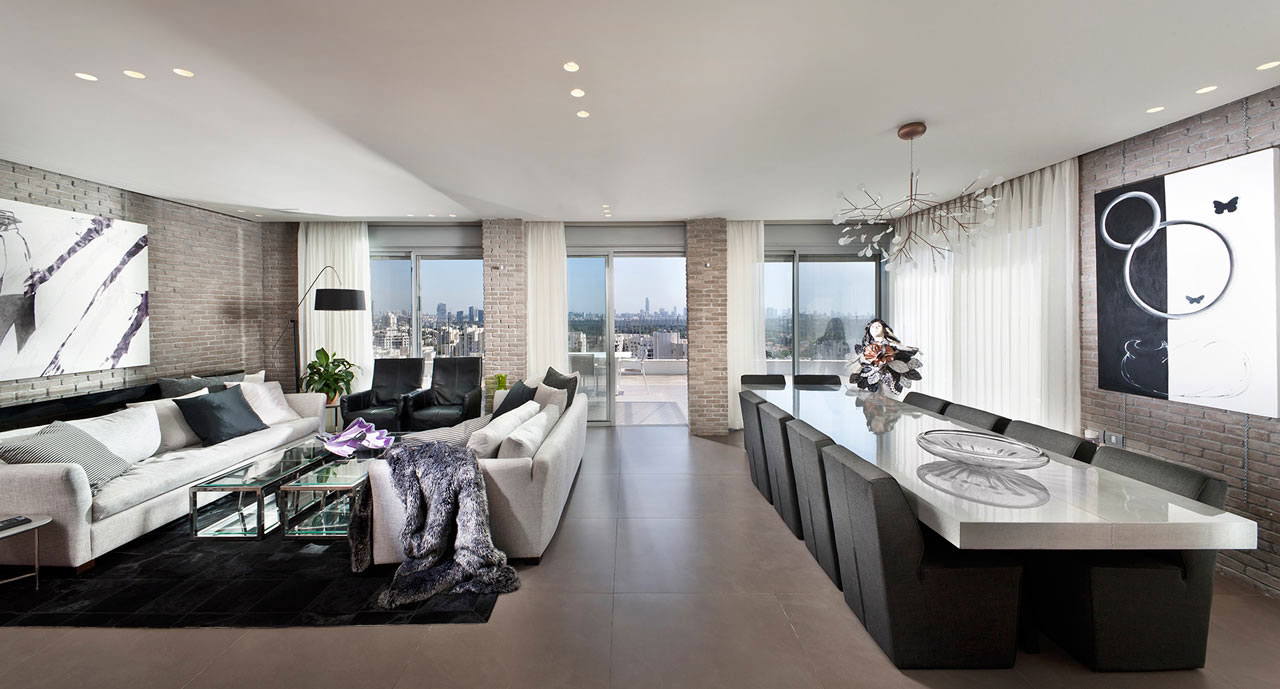 An Elegant Modern Apartment with Warm and Welcoming Atmosphere in Tel Aviv by Michal Schein (3)