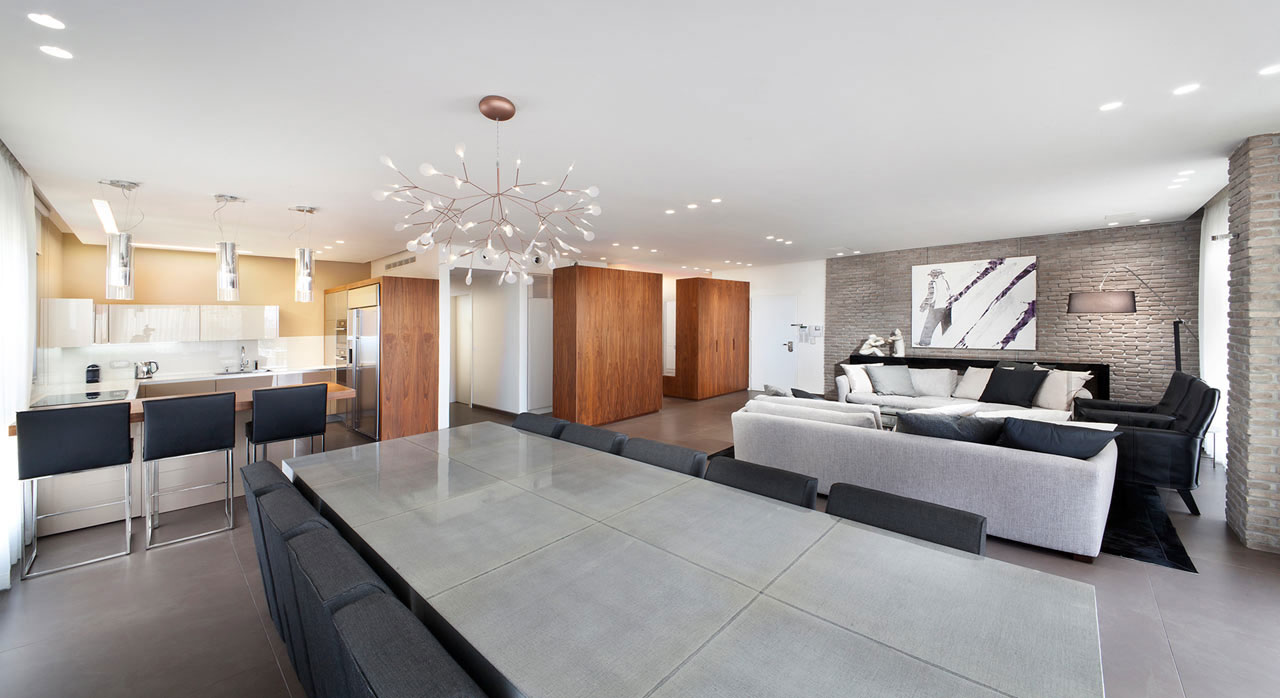 An Elegant Modern Apartment with Warm and Welcoming Atmosphere in Tel Aviv by Michal Schein (7)