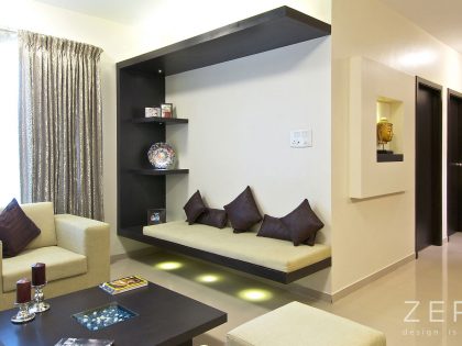 An Elegant Modern Apartment with a Casual yet Sophisticated Look in Mumbai