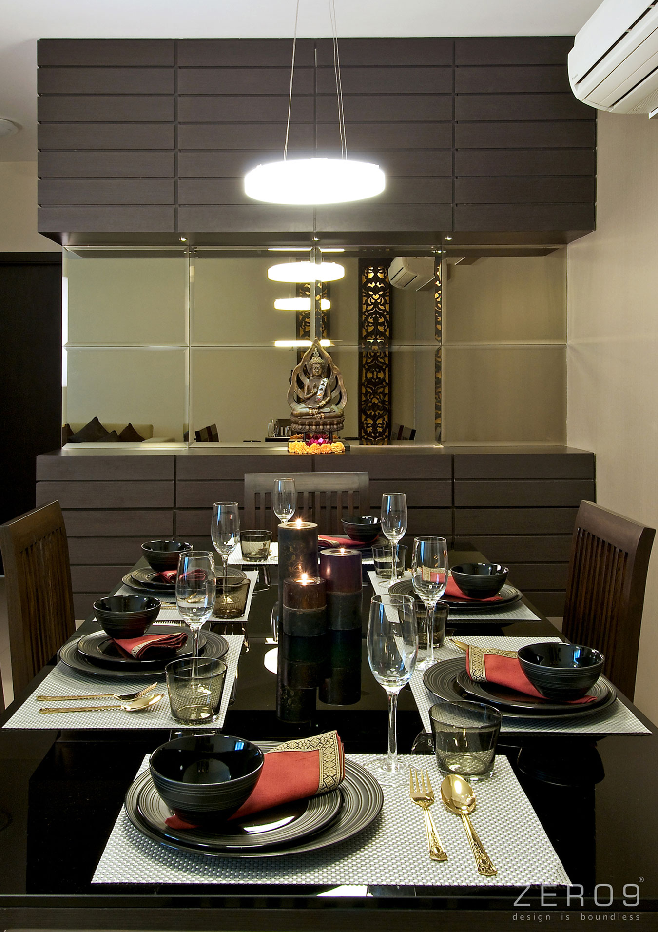 An Elegant Modern Apartment with a Casual yet Sophisticated Look in Mumbai by Zero9 (12)