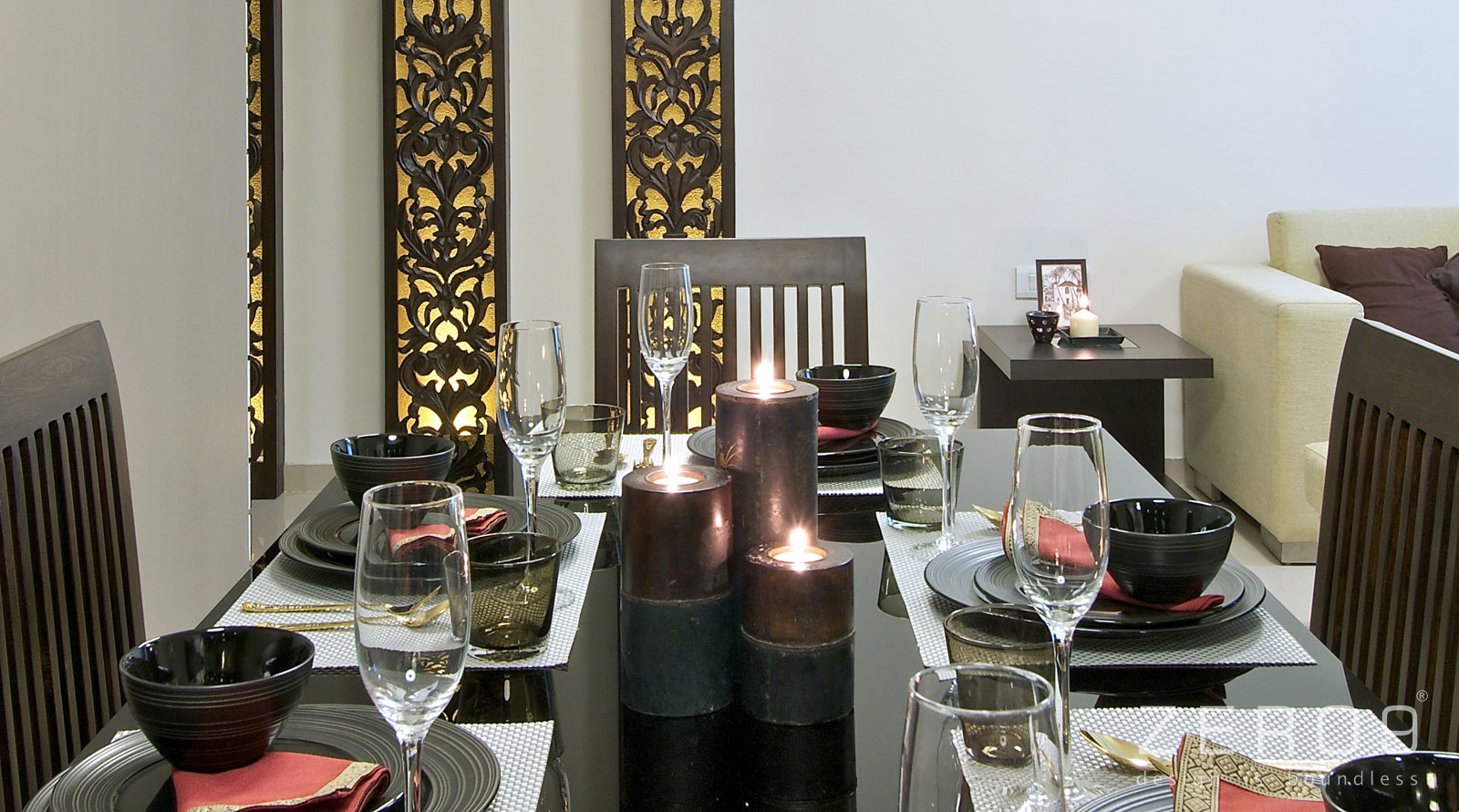 An Elegant Modern Apartment with a Casual yet Sophisticated Look in Mumbai by Zero9 (13)