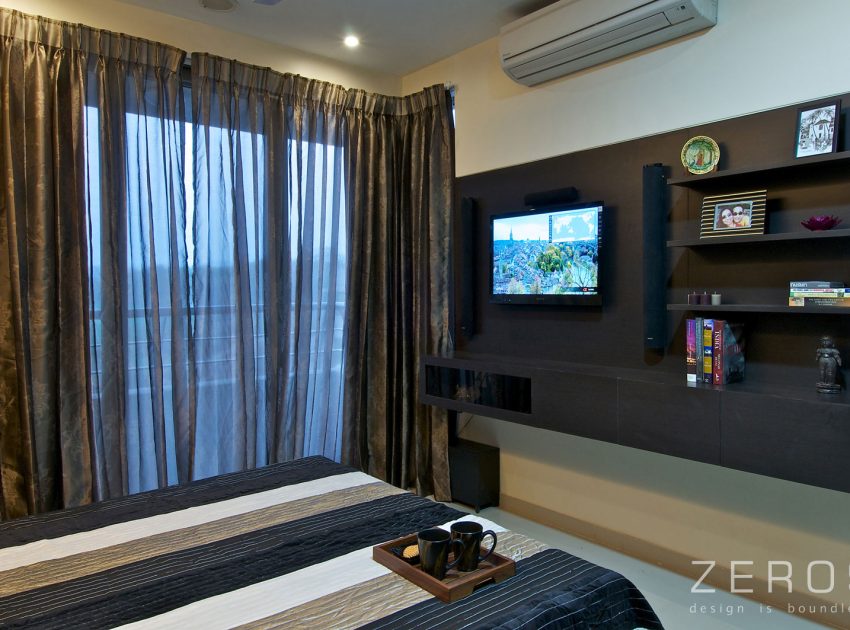 An Elegant Modern Apartment with a Casual yet Sophisticated Look in Mumbai by Zero9 (14)