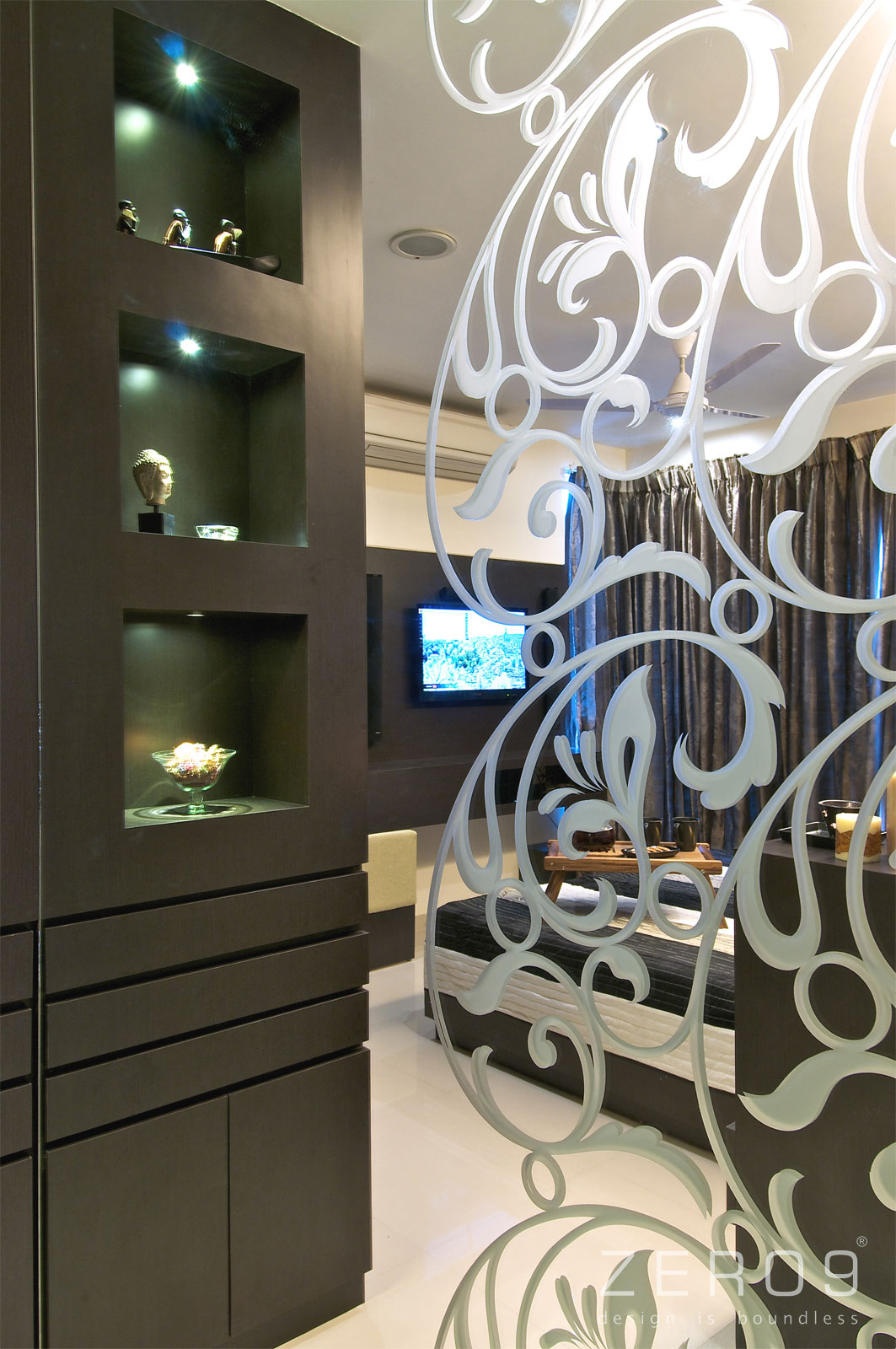 An Elegant Modern Apartment with a Casual yet Sophisticated Look in Mumbai by Zero9 (18)