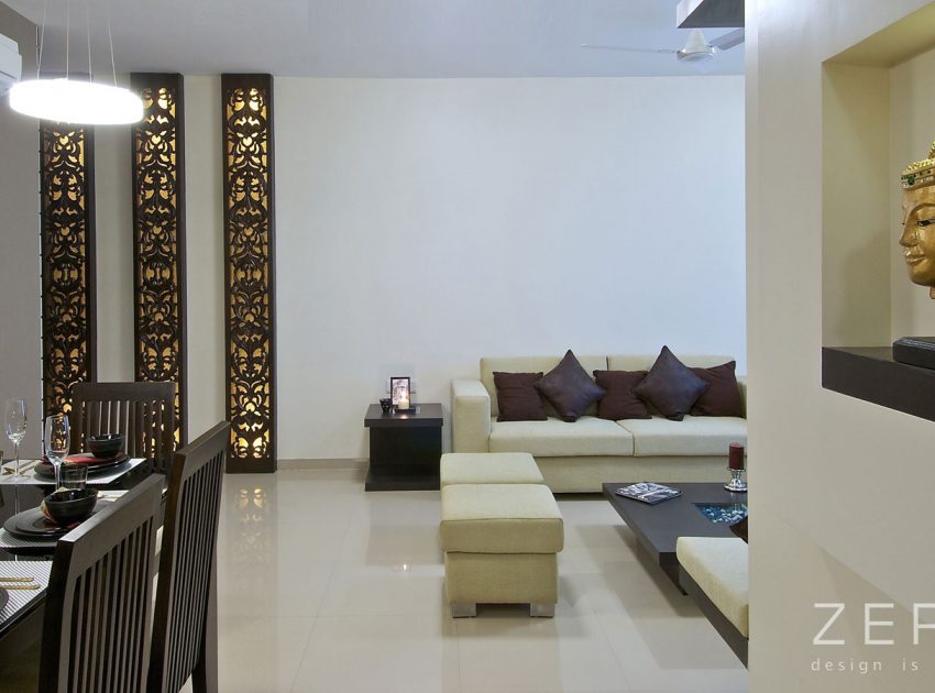 An Elegant Modern Apartment with a Casual yet Sophisticated Look in Mumbai by Zero9 (2)