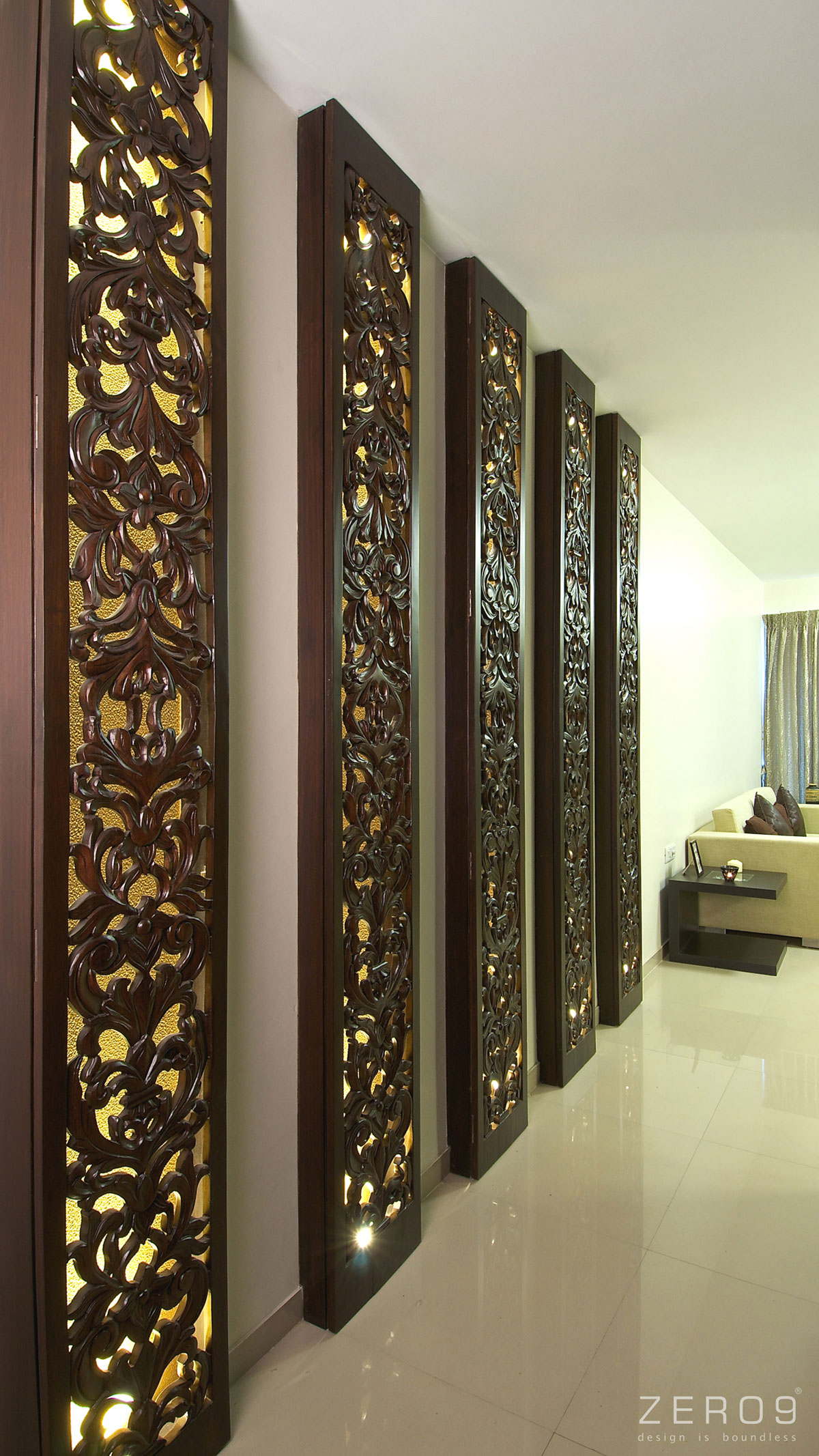 An Elegant Modern Apartment with a Casual yet Sophisticated Look in Mumbai by Zero9 (6)