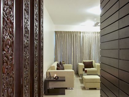 An Elegant Modern Apartment with a Casual yet Sophisticated Look in Mumbai by Zero9 (7)