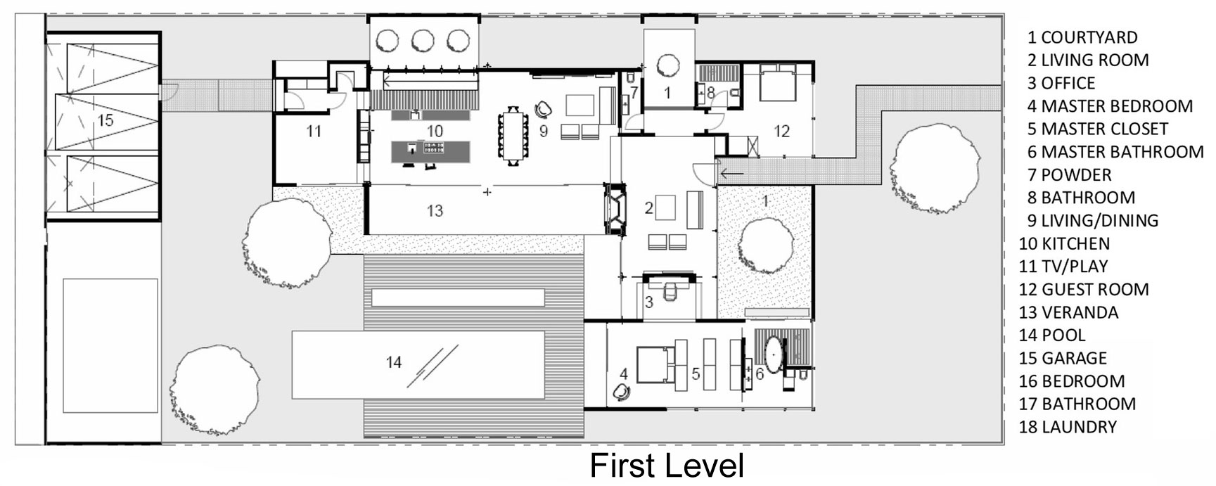 An Elegant Modern Home with a Warm and Family Friendly Interior in Venice by Minarc (12)