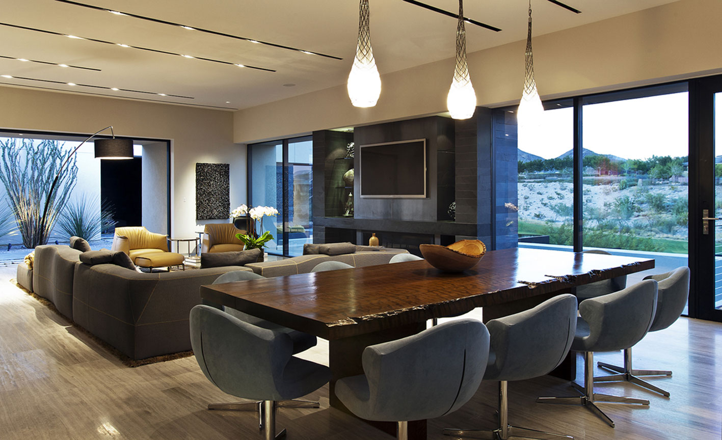 An Elegant Modern House with Beautiful Interiors in the Desert of Nevada by assemblageSTUDIO (13)