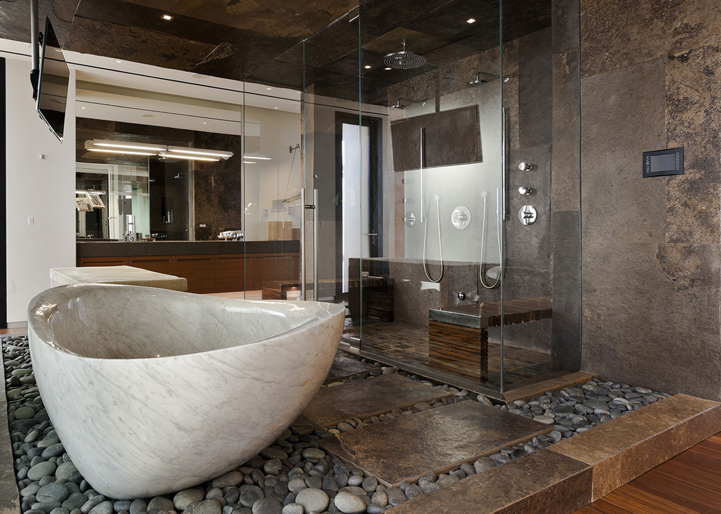An Elegant Modern House with Beautiful Interiors in the Desert of Nevada by assemblageSTUDIO (19)