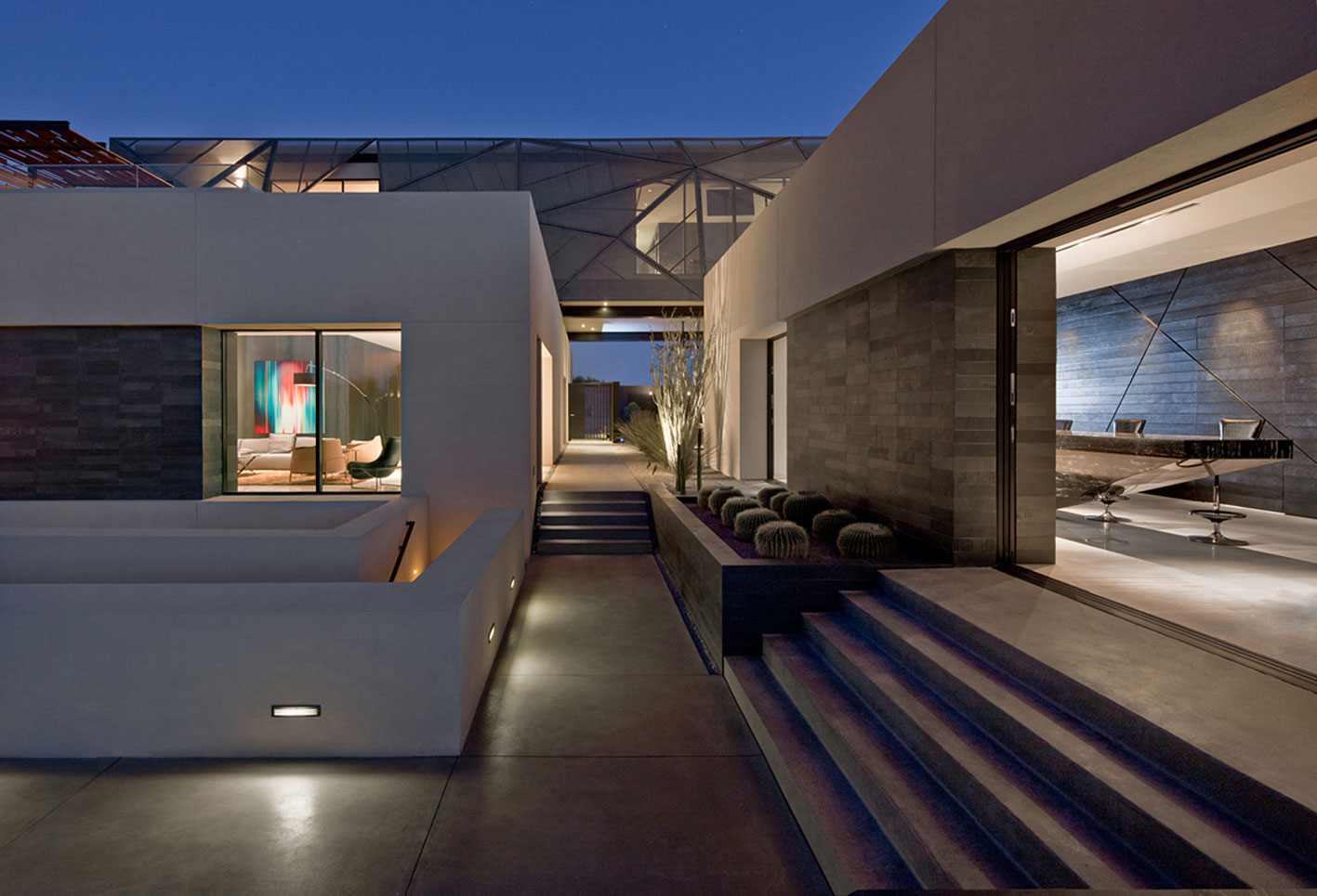 An Elegant Modern House with Beautiful Interiors in the Desert of Nevada by assemblageSTUDIO (26)