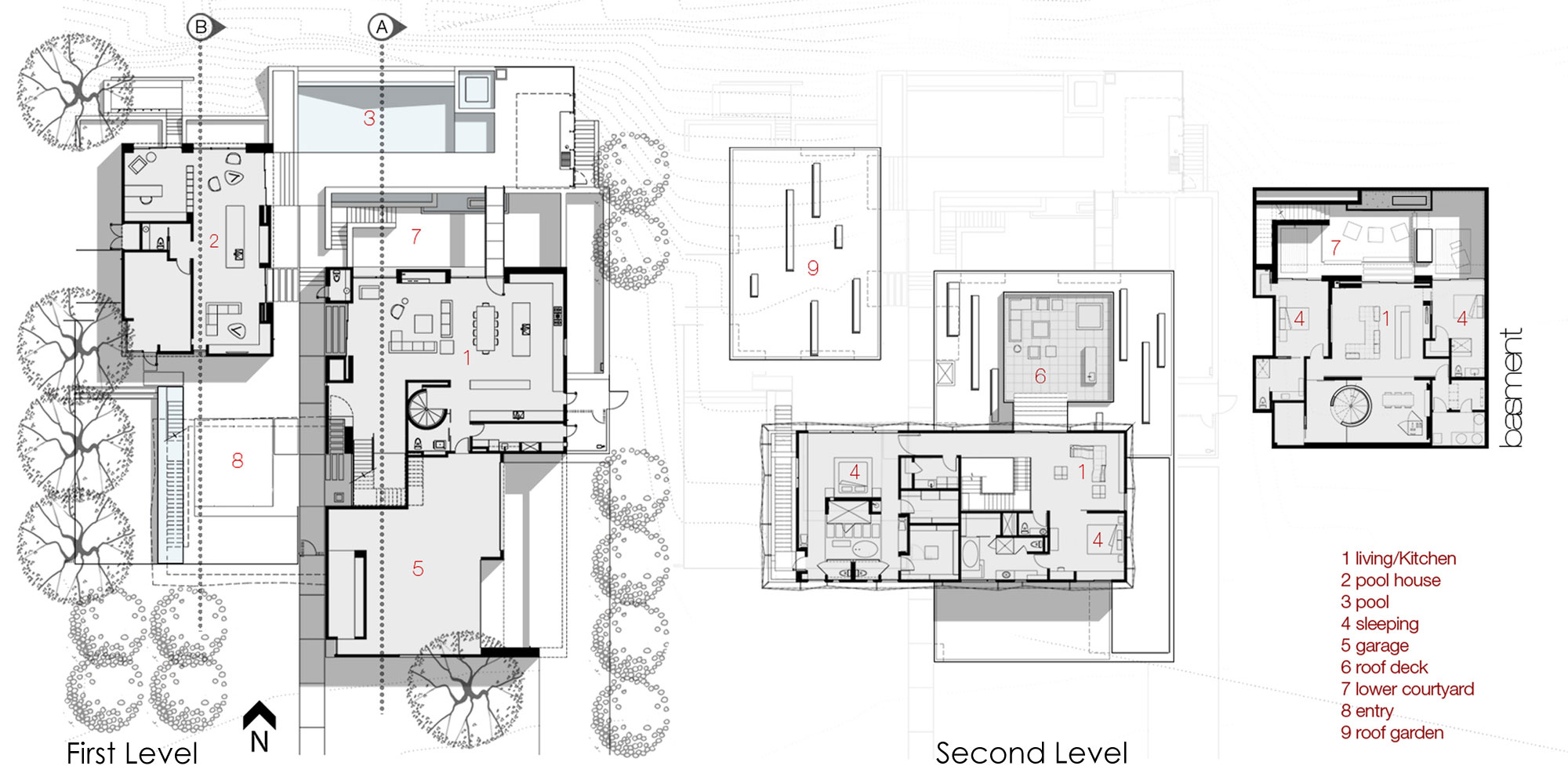 An Elegant Modern House with Beautiful Interiors in the Desert of Nevada by assemblageSTUDIO (28)