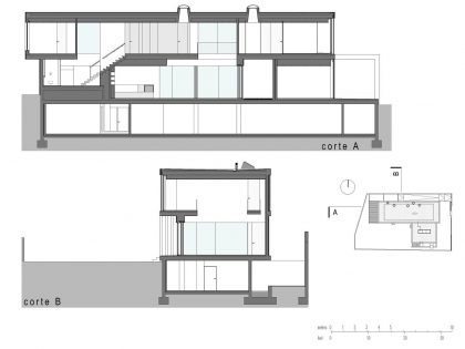 An Elegant Modern Rectangular-Shaped House with Joyful Interiors in Restelo, Portugal by Leonor Duarte Ferreira & pmc arquitectos (18)