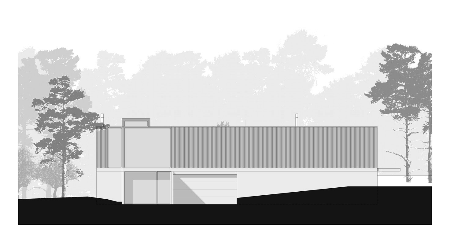 An Elegant Modern U-Shaped House in a Dense Pine Forest in Aroeira, Portugal by ColectivArquitectura (26)