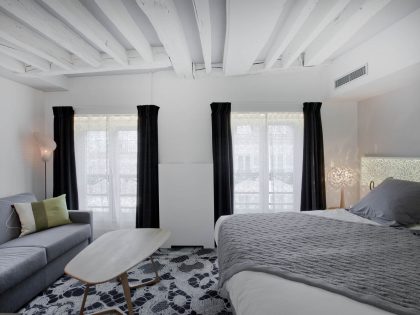An Elegant and Chic Modern Hotel with Vibrant Interior in Paris by Peyroux & Thisy (20)