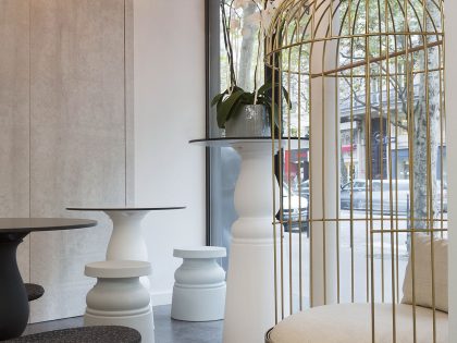 An Elegant and Chic Modern Hotel with Vibrant Interior in Paris by Peyroux & Thisy (7)