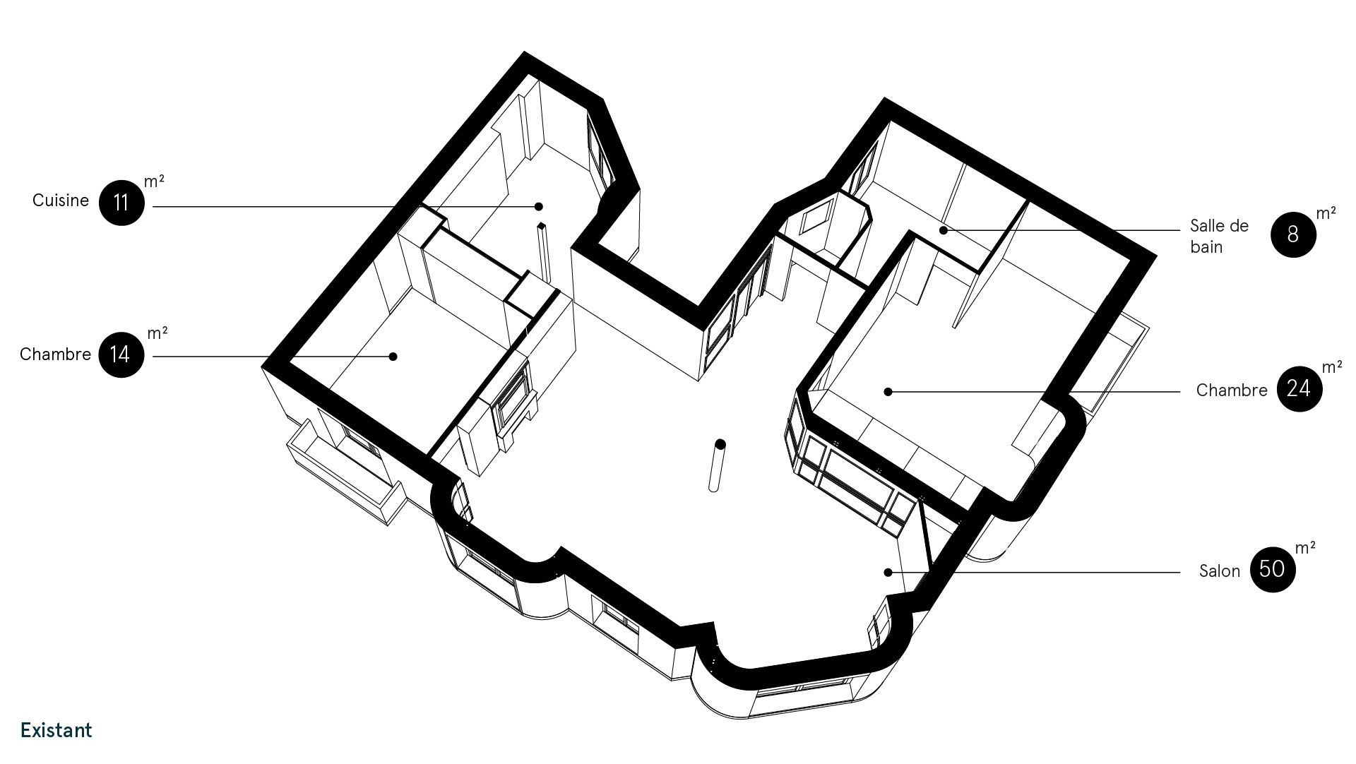 An Elegant and Luminous Apartment with Modern Twist in Paris by Batiik Studio (15)