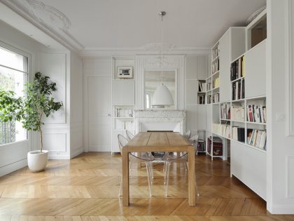 An Elegant and Luminous Apartment with Modern Twist in Paris by Batiik Studio (5)