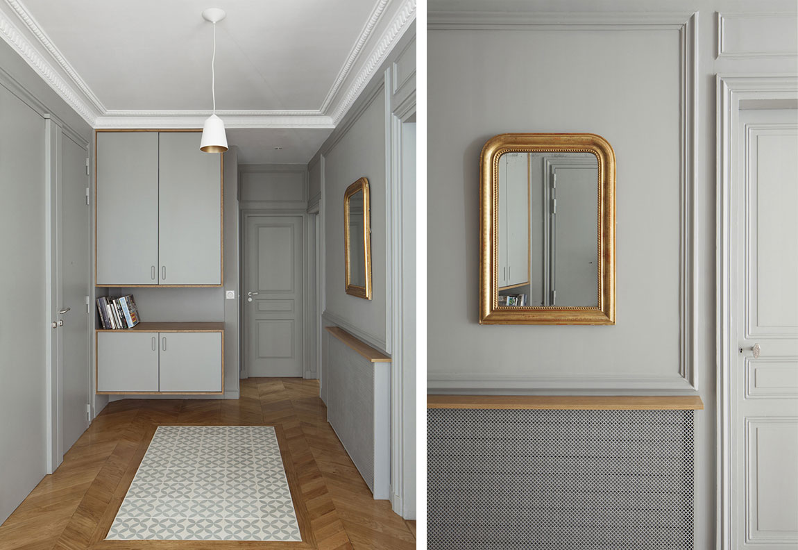 An Elegant and Luminous Apartment with Modern Twist in Paris by Batiik Studio (6)