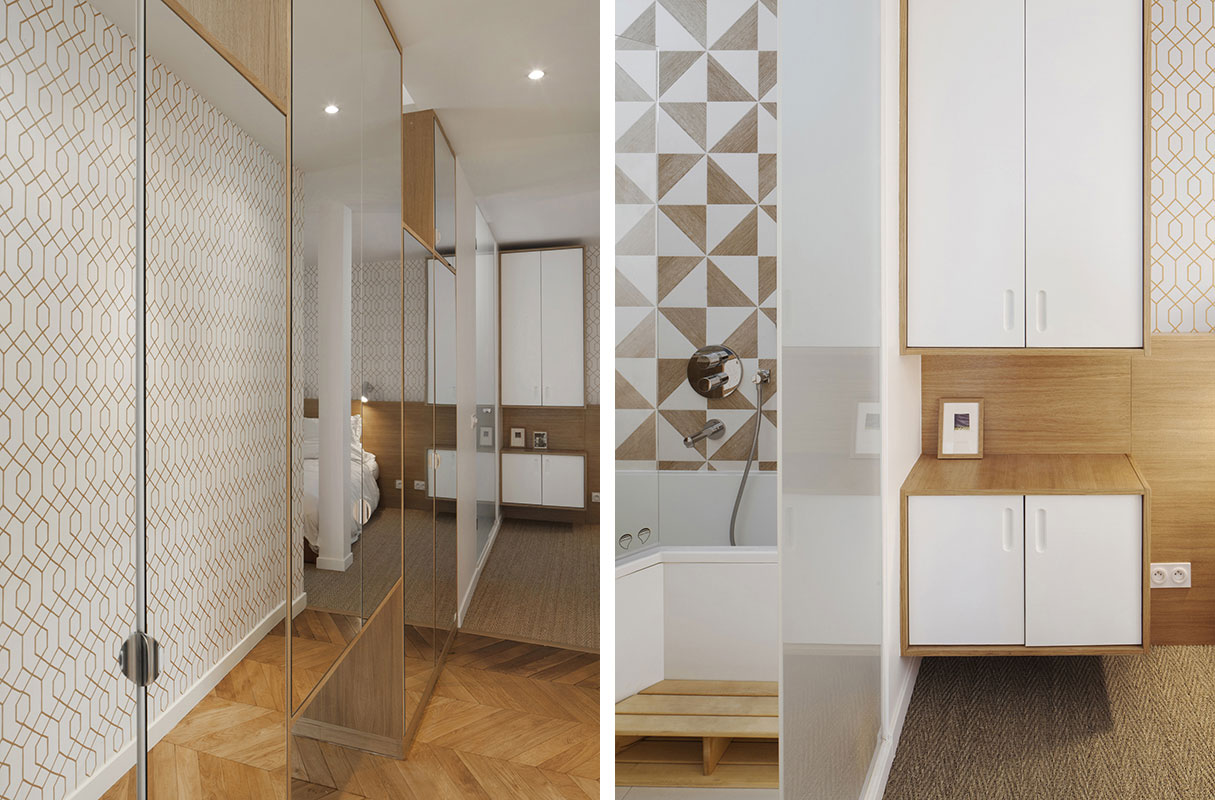 An Elegant and Luminous Apartment with Modern Twist in Paris by Batiik Studio (7)