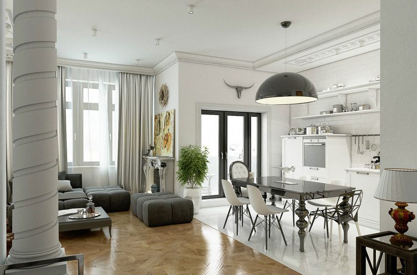 An Elegant and Sophisticated Apartment with a Mix of Classical and Modern Elements by Andrew Kudenko (1)