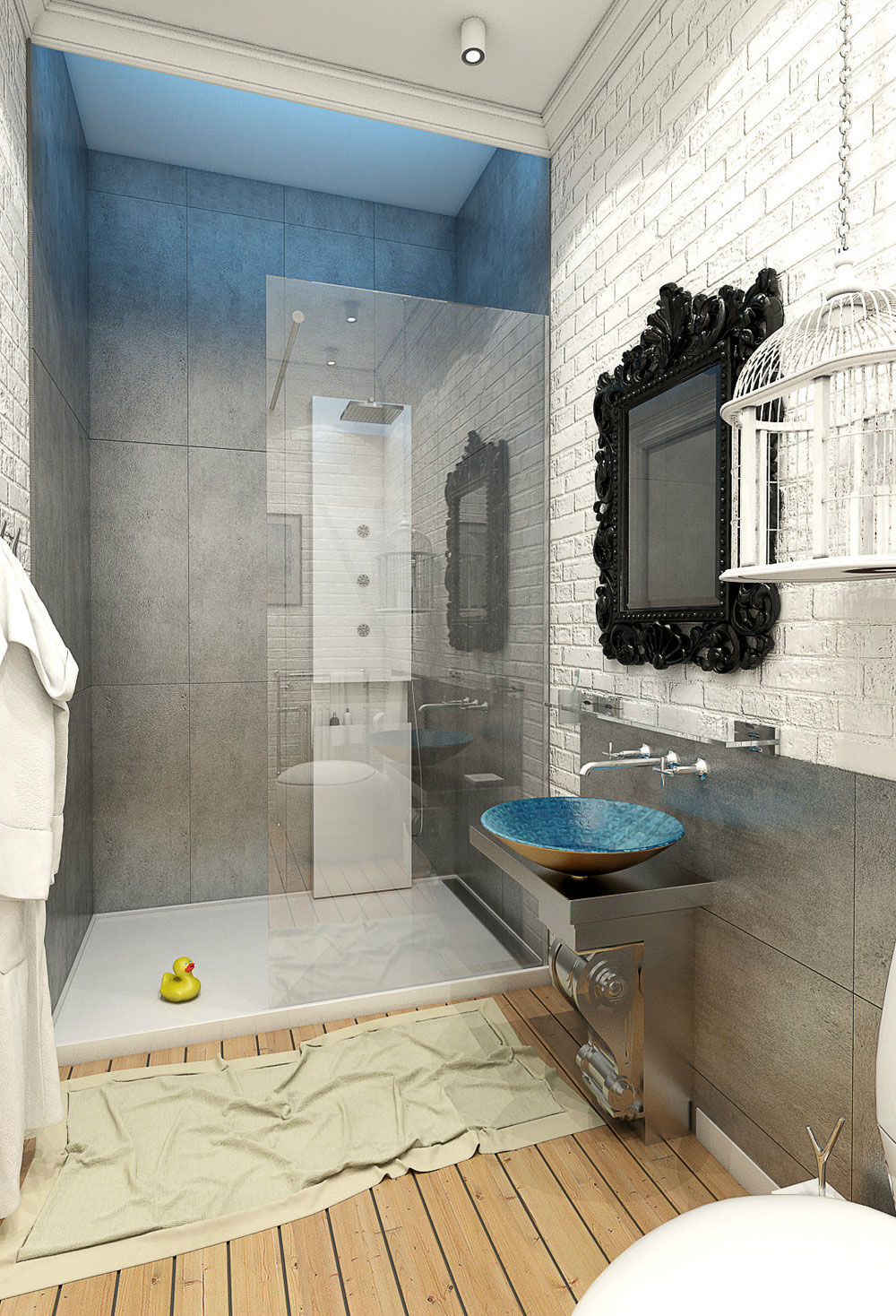 An Elegant and Sophisticated Apartment with a Mix of Classical and Modern Elements by Andrew Kudenko (11)
