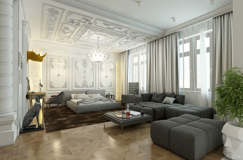 An Elegant and Sophisticated Apartment with a Mix of Classical and Modern Elements by Andrew Kudenko (2)